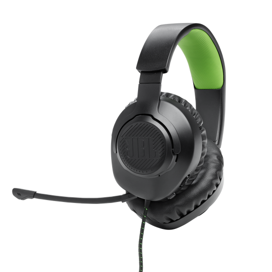 JBL Quantum 100X Console - Black - Wired over-ear gaming headset with a detachable mic - Hero